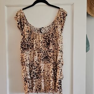 Milano Leopard Print Blouse